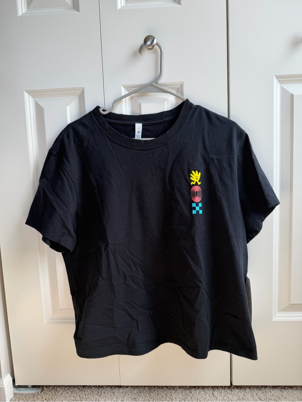 lululemon Relaxed-Fit Cotton Jersey Tee *PHX 10k Black Size 8